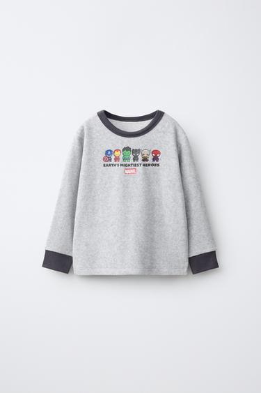 1.5-6 YEARS / THE AVENGERS © MARVEL VELOUR PYJAMAS — Grey marl 2