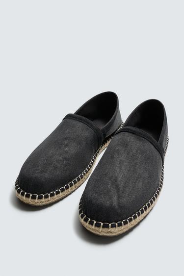 ESPADRILLE EN TISSU - Bleu de Zara - Image 4