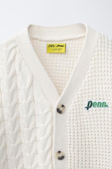 PENN © KNIT CARDIGAN - Ecru by Zara - Image 2