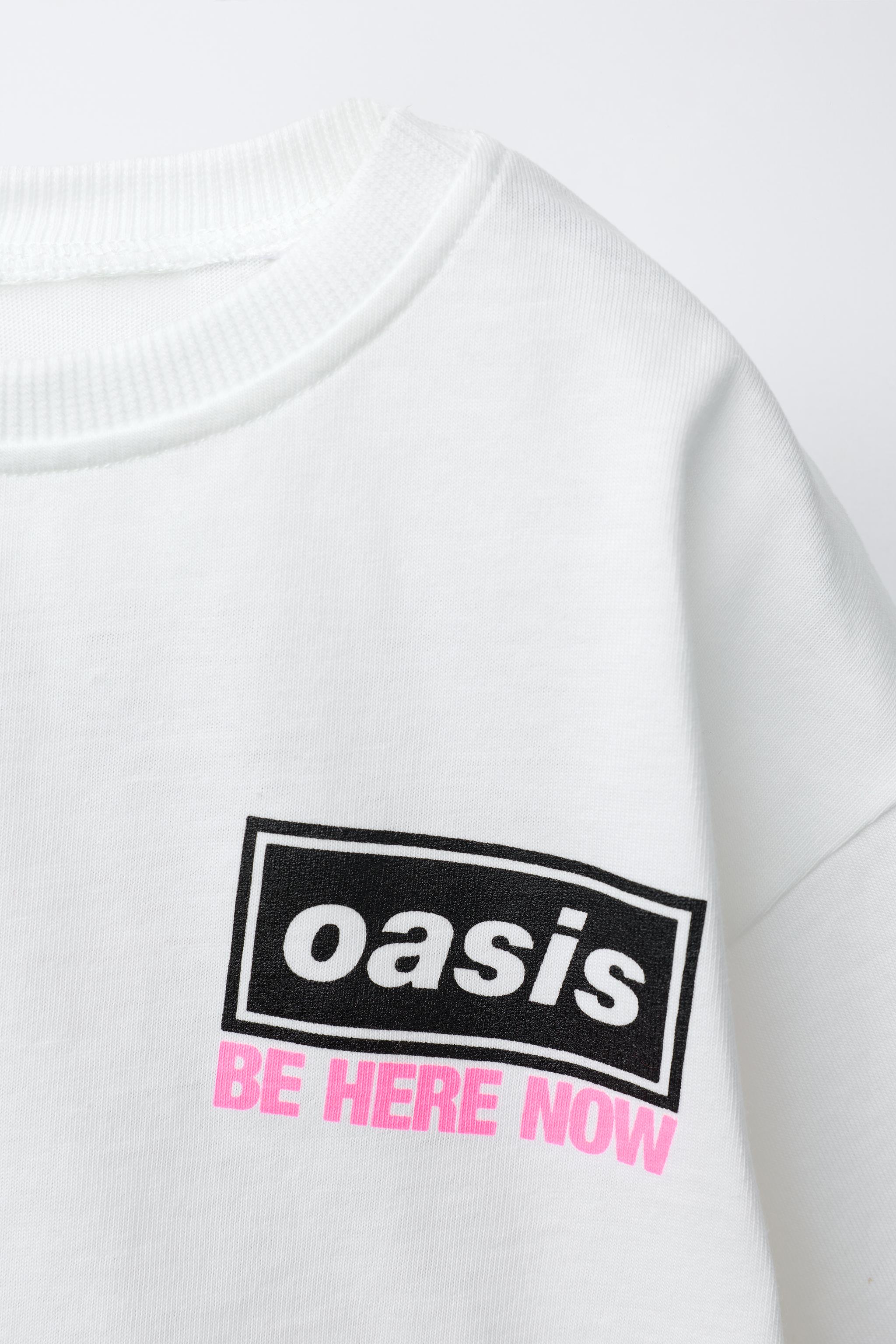 OASIS ®プリントTシャツ - ホワイト | ZARA Japan / 日本