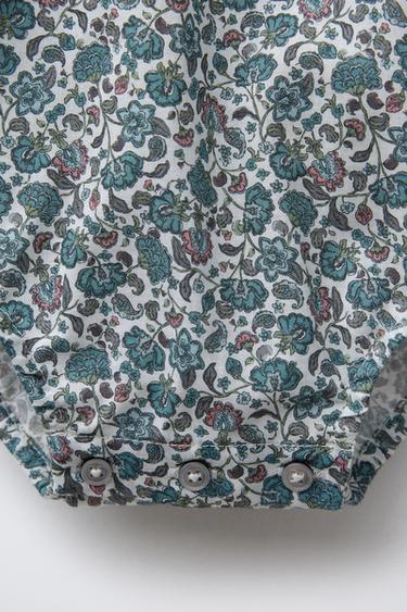 PAISLEY FLORAL BODYSUIT - Bluish by Zara - Image 2