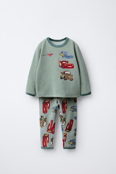 2-6 VJEÇ/ PIZHAME VELVET CARS RAYO MCQUEEN DHE SHOKËT © DISNEY - E gjelbër nga Zara - Imazh 0