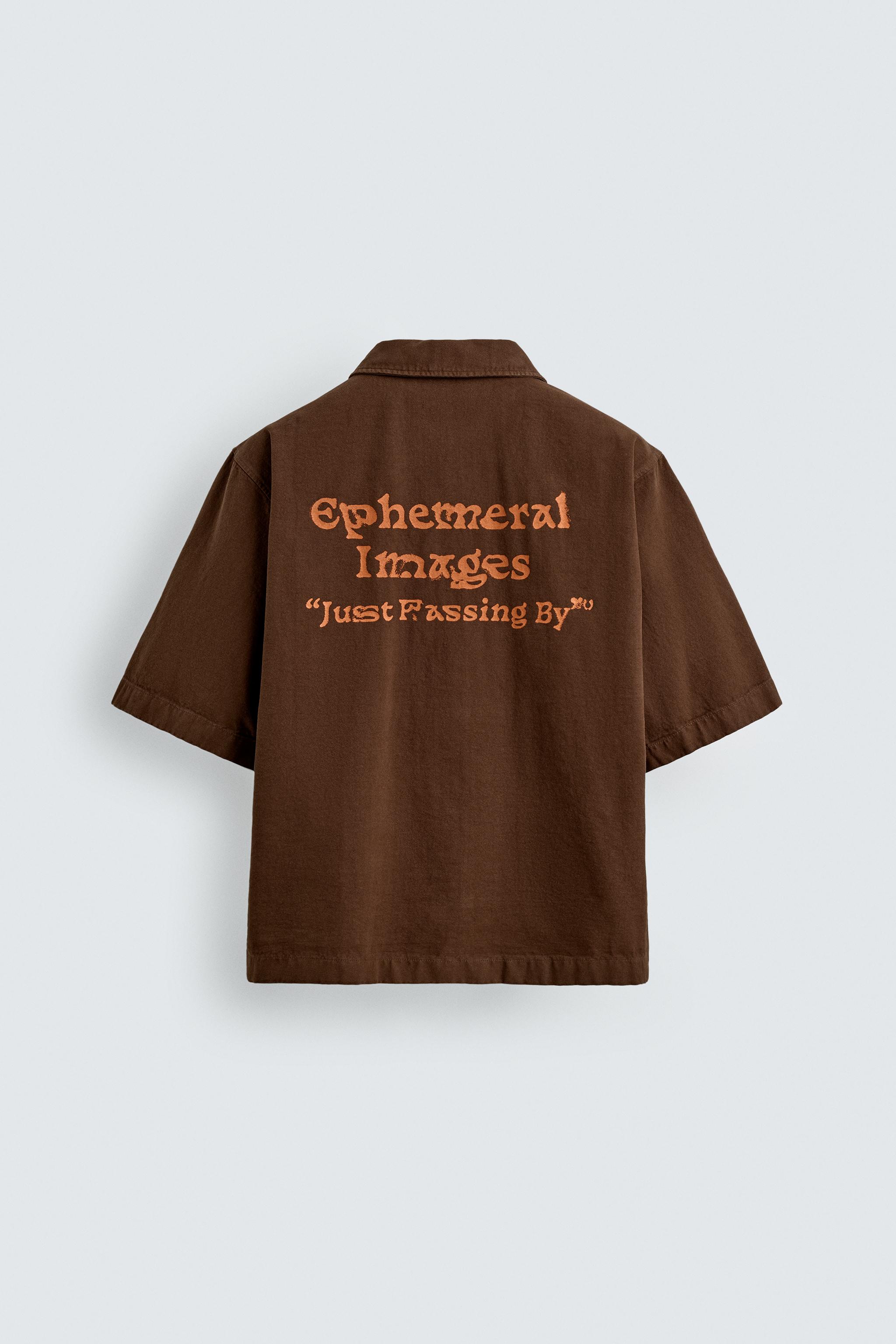 WASHED PRINTED SHIRT
