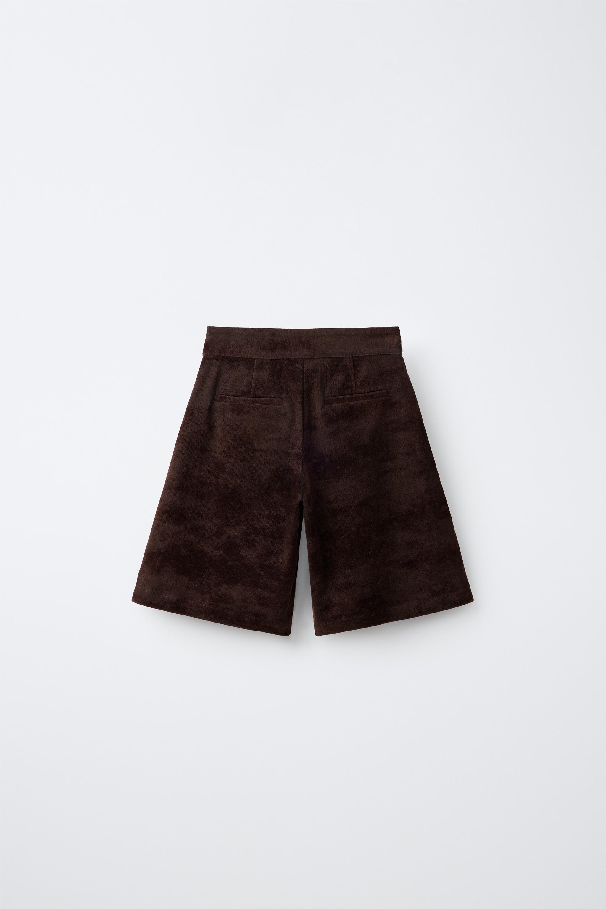 BERMUDA LONG EN VELOURS
