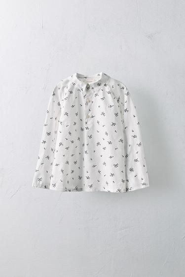 2-6 YEARS/ LIMITED EDITION FLORAL POPLIN SHIRT - Printed by Zara
