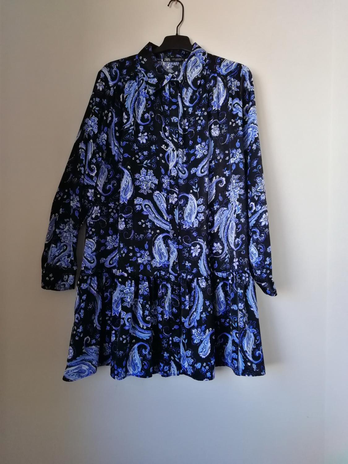 PRINTED SHIRT DRESS