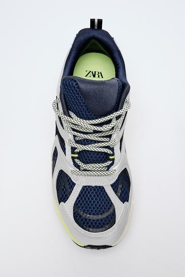 ZAPATILLA DEPORTIVA TIRADOR - Plata de Zara