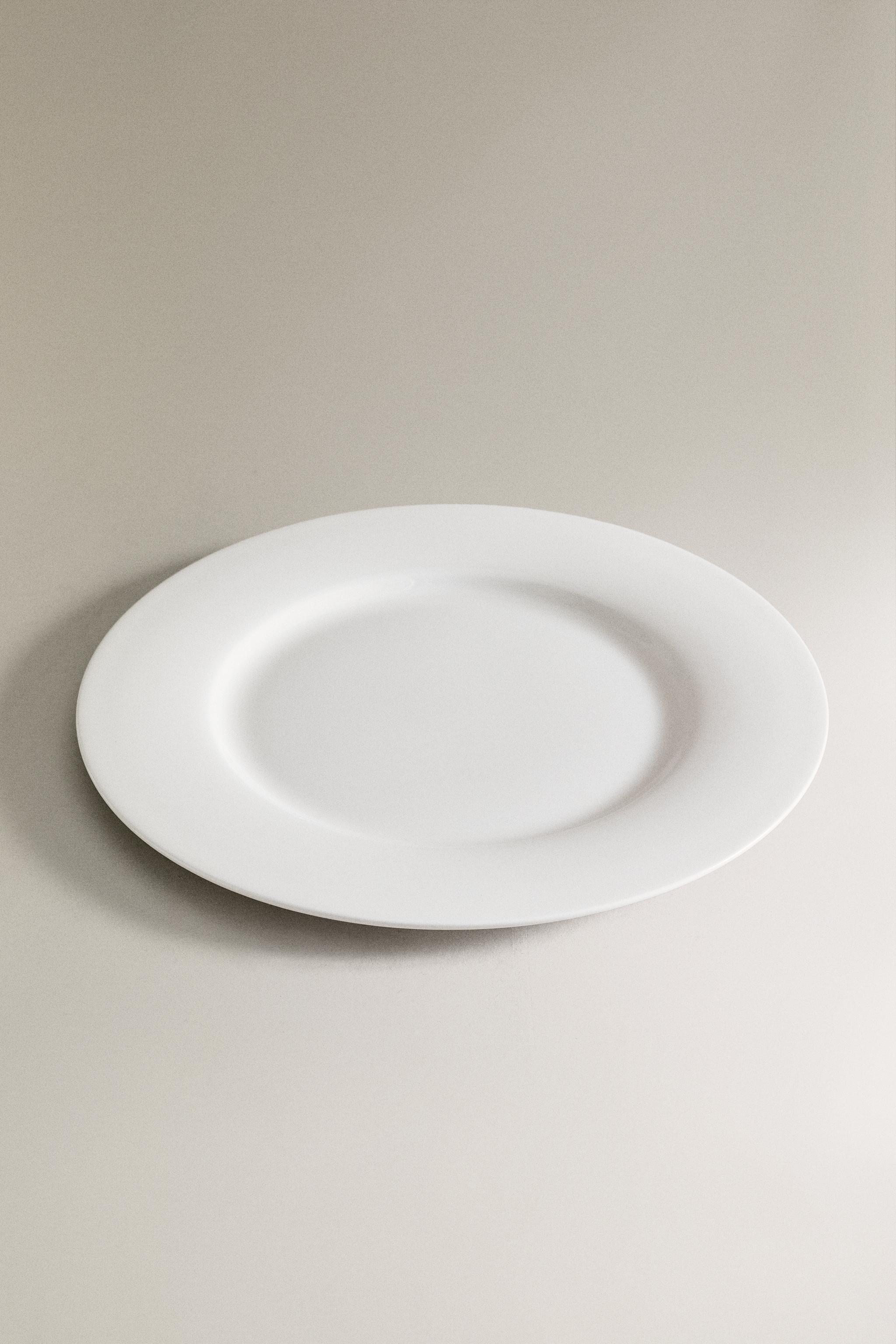 BONE CHINA DINNER PLATE — White