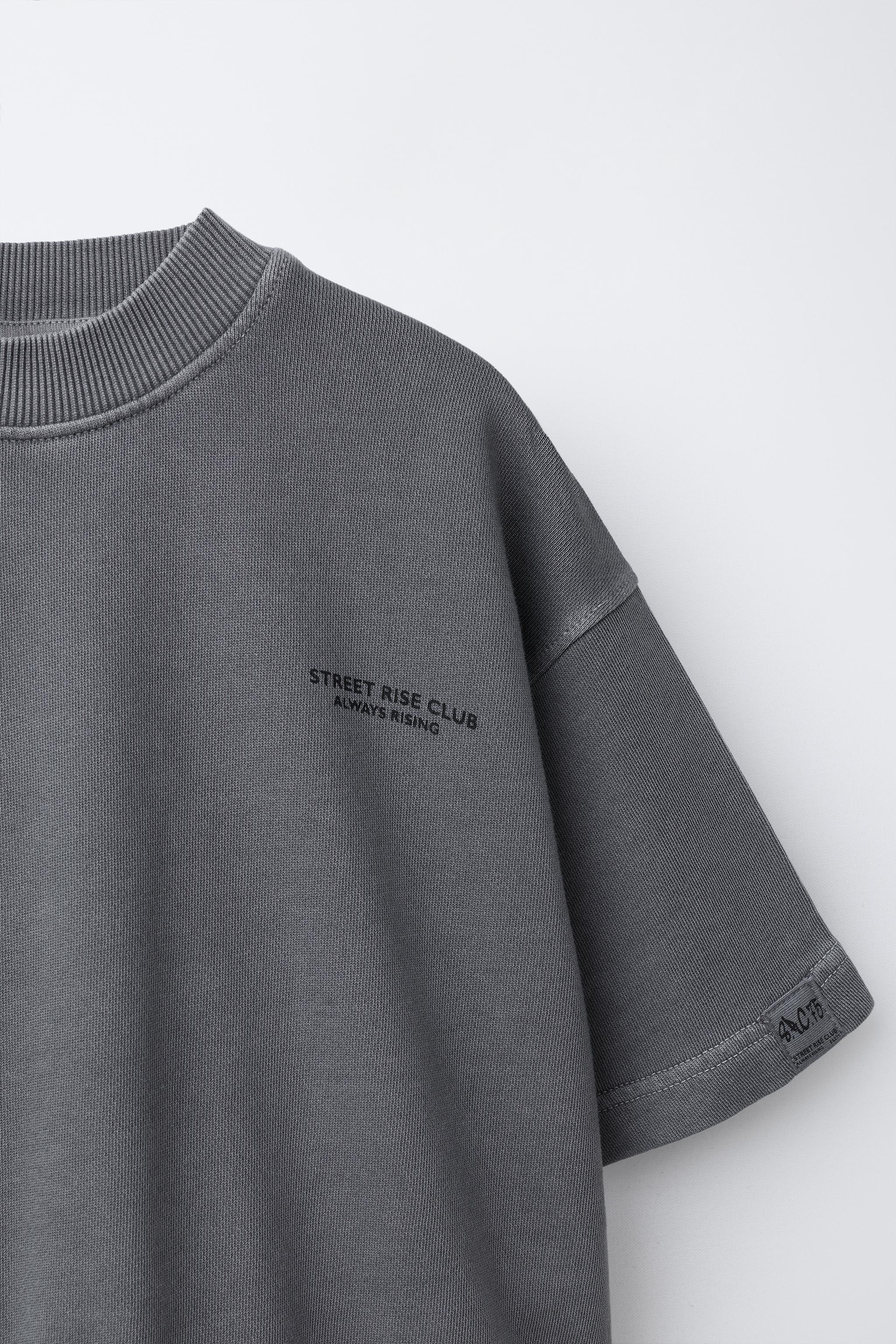 SHORT SLEEVE SWEATSHIRT AND CARGO BERMUDA SET