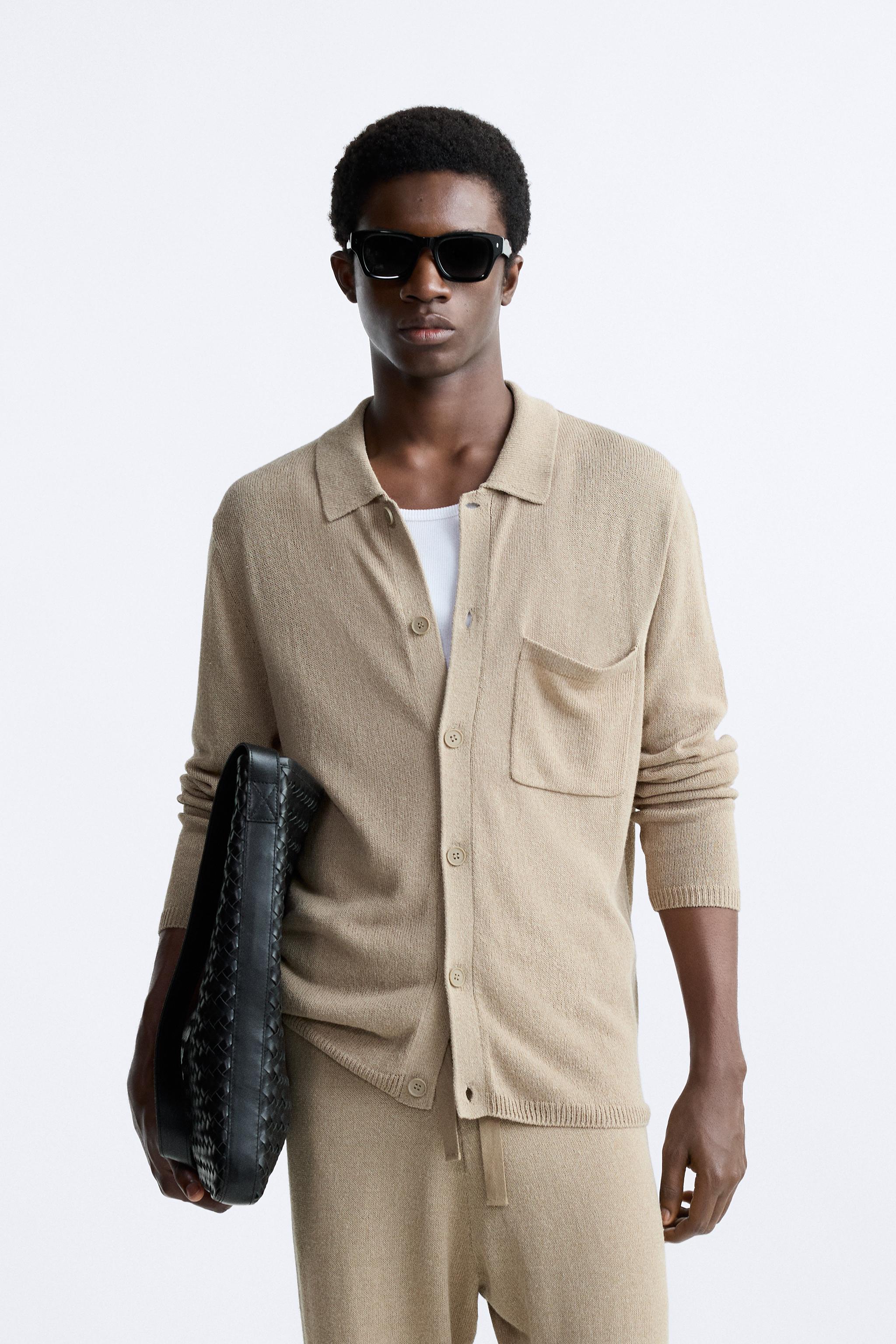 Linen cotton clearance cardigan