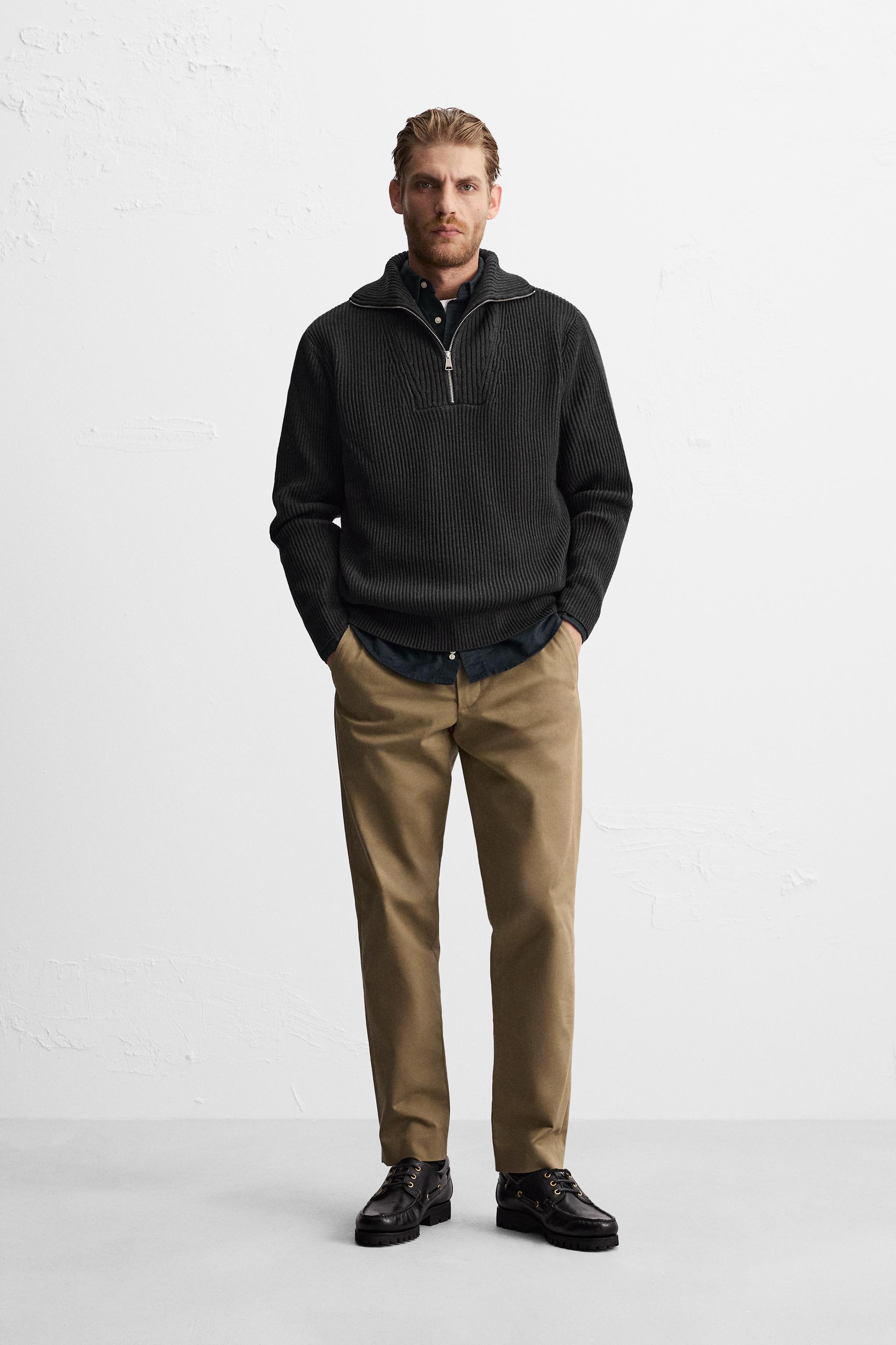 Champion half zip sweater zara best sale