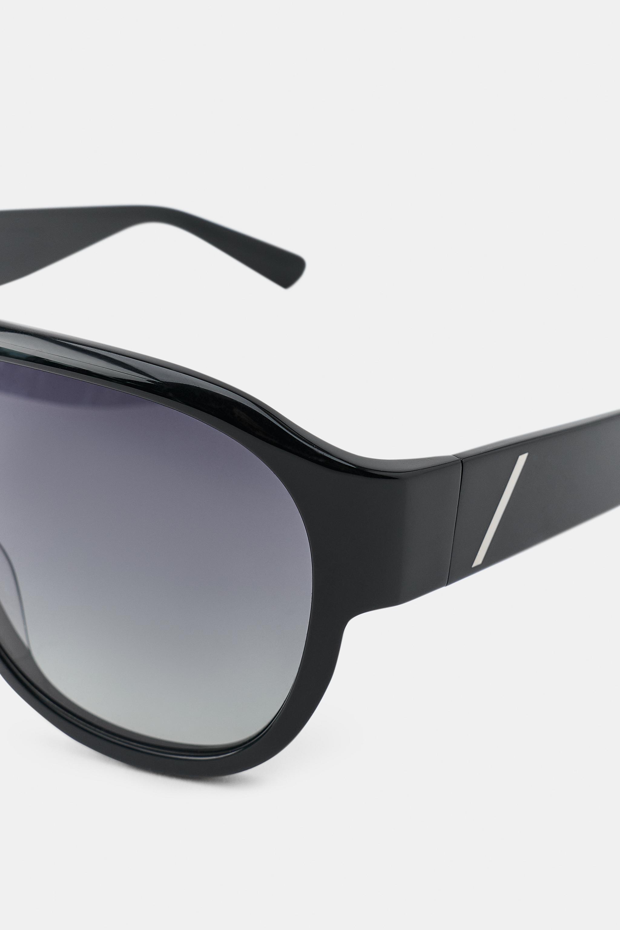 AVIATOR SHIELD SUNGLASSES