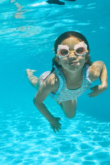1-6 YEARS/ FLORAL RUFFLE SWIMSUIT - Multicoloured by Zara
