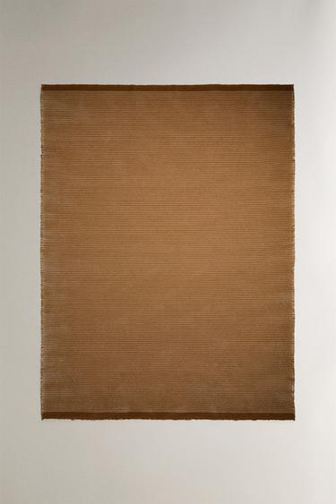 STRIPED CHENILLE THROW - Mustard by Zara - Image 0