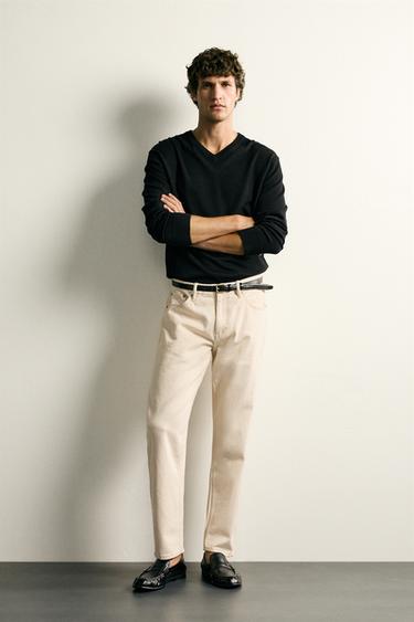 SLIM TAPERED FIT ՋԻՆՍԵՐ - Հում Zara-ից