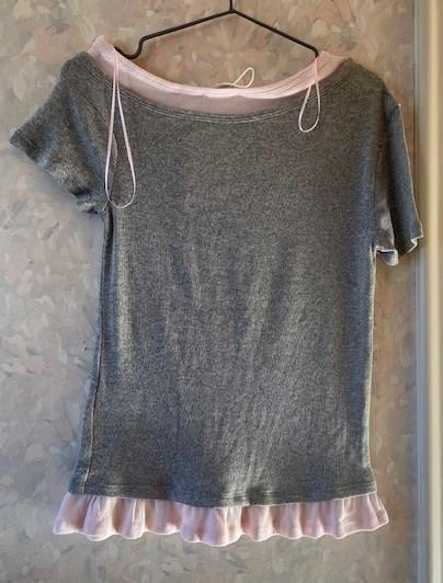 ASYMMETRIC DOUBLE T-SHIRT - Image 2