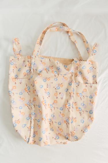 COTTON FLORAL PRINT BAG CREATED BY CARAMEL LONDON X ZARA - Multicoloured by Zara