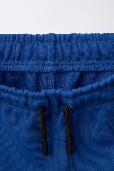 LABEL JOGGING BERMUDA SHORTS - Bluish by Zara - Image 2