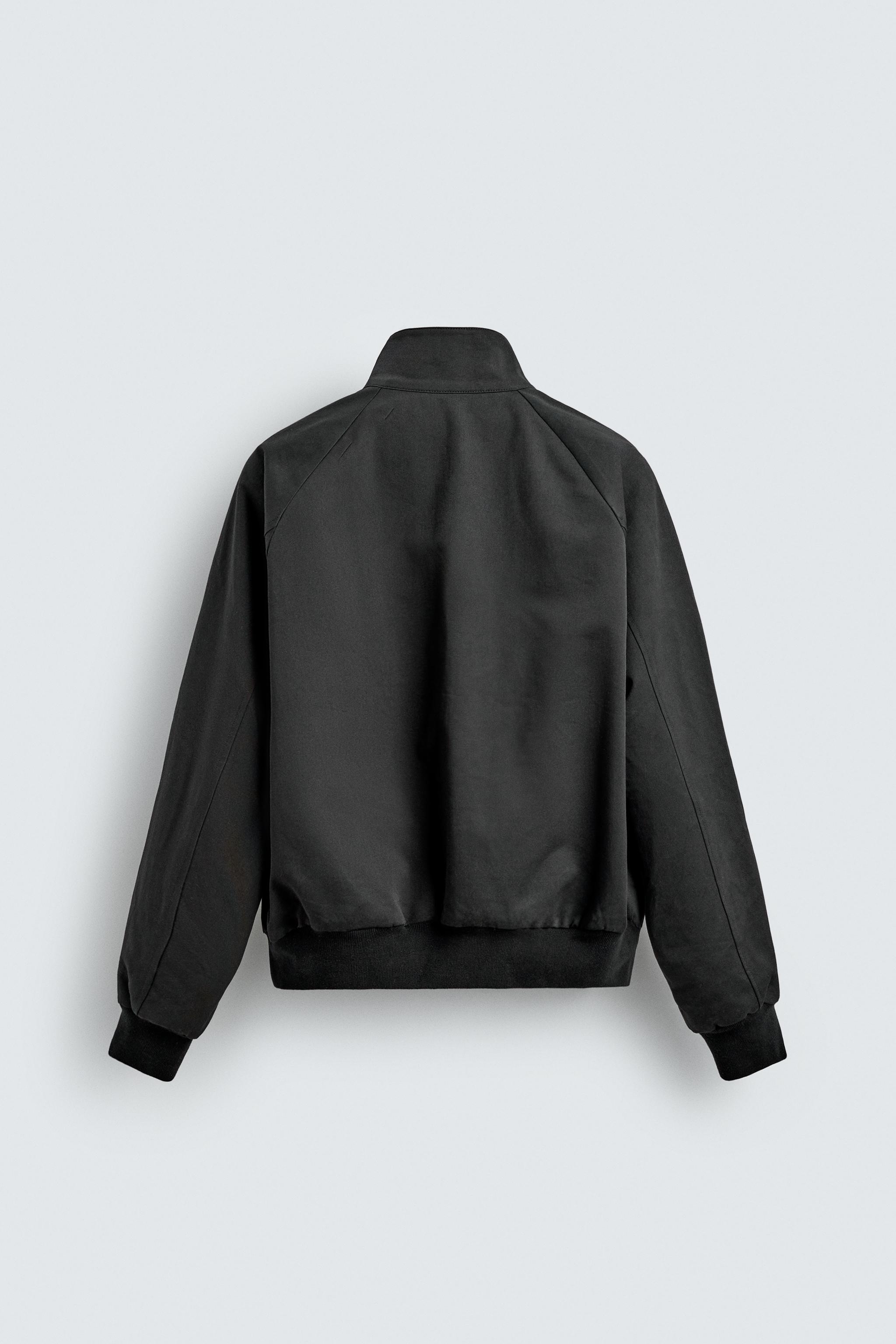 REGULAR FIT COTTON-WOOL JACKET AARON LEVINE X ZARA - Black | ZARA