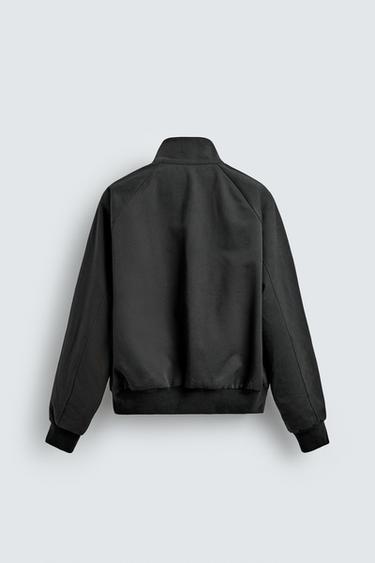 BLOUSON REGULAR FIT COTON - LAINE AARON LEVINE X ZARA - Noir de Zara - Image 7