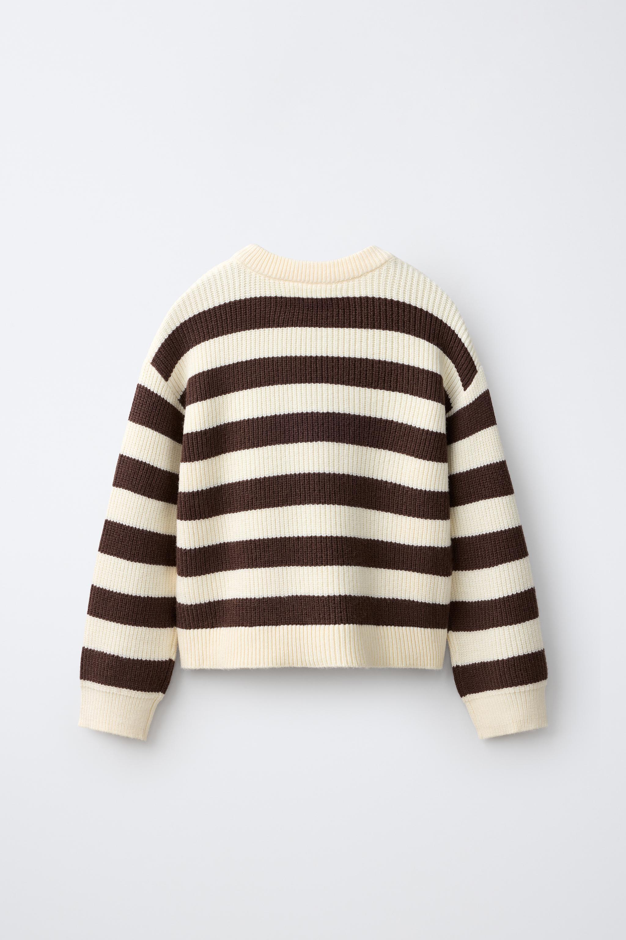 STRIPED KNIT JUMPER