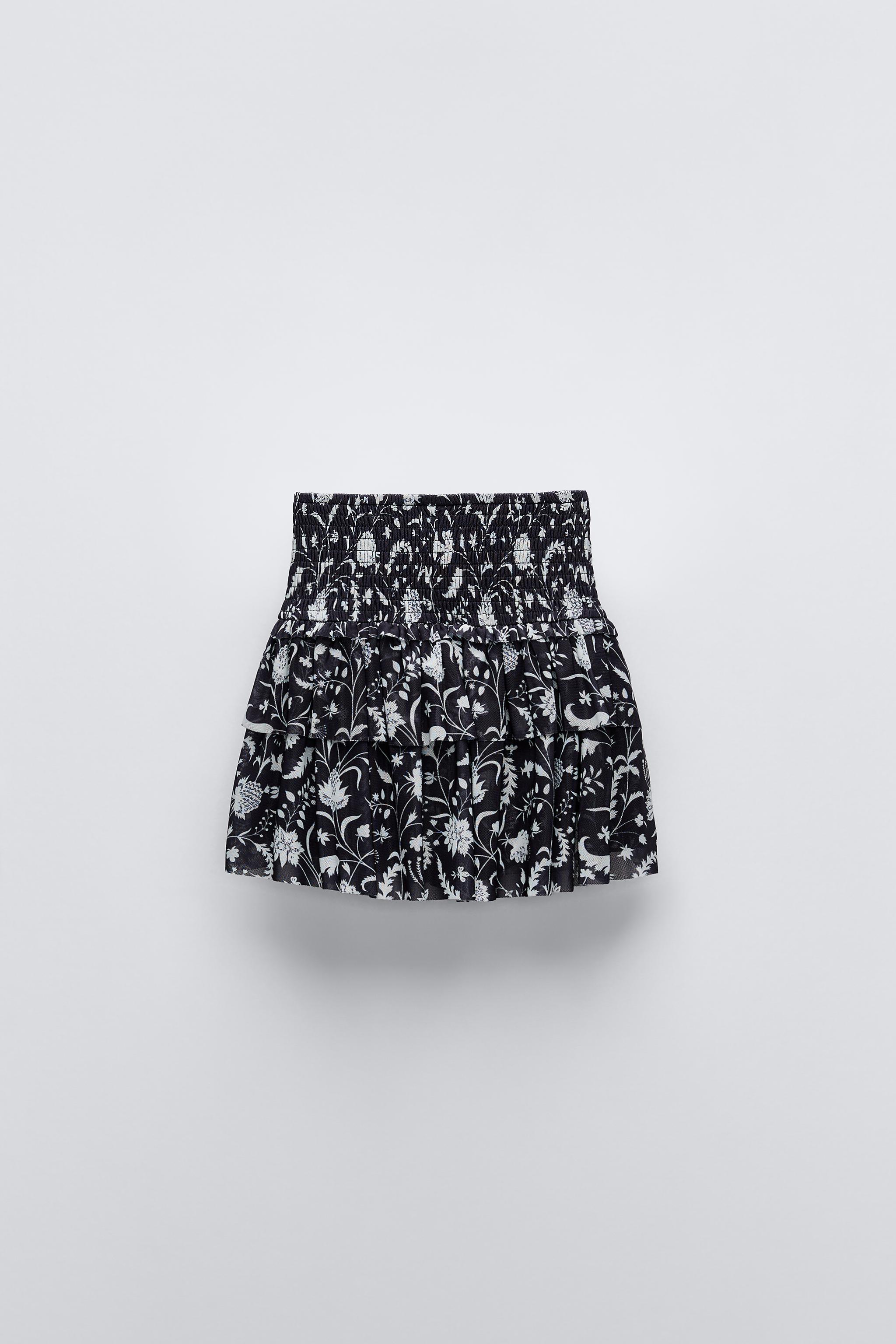 Black skirt zara hotsell