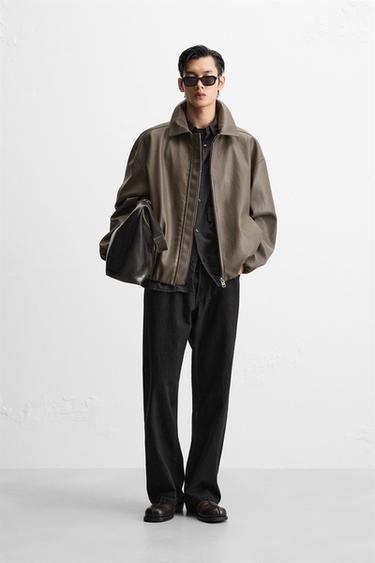 JEANS BAGGY FIT - Zara 블랙