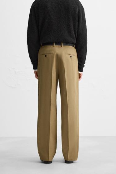 PANTALON À PINCES ÉDITION LIMITÉE - Sable de Zara - Image 2