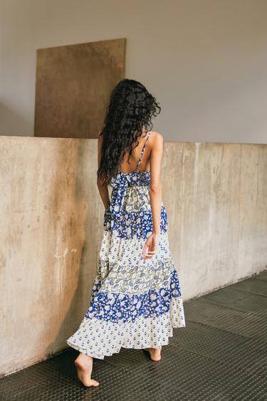 PATCHWORK PRINT PANEL DRESS - Multicoloured by Zara - Image 2