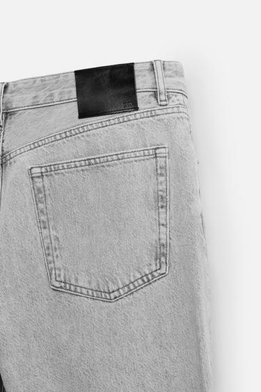 STRAIGHT ANKLE FIT JEANS - Grey by Zara - Image 9