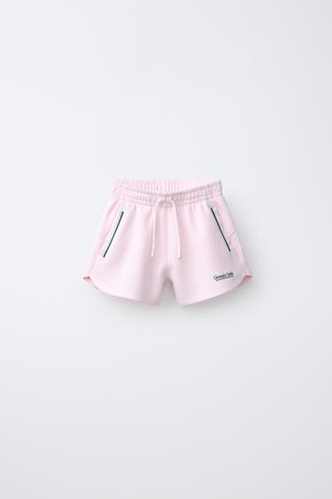 BERMUDA VIVOS CONTRASTE CON MODAL - Rosa pastel de Zara - Imagen 0