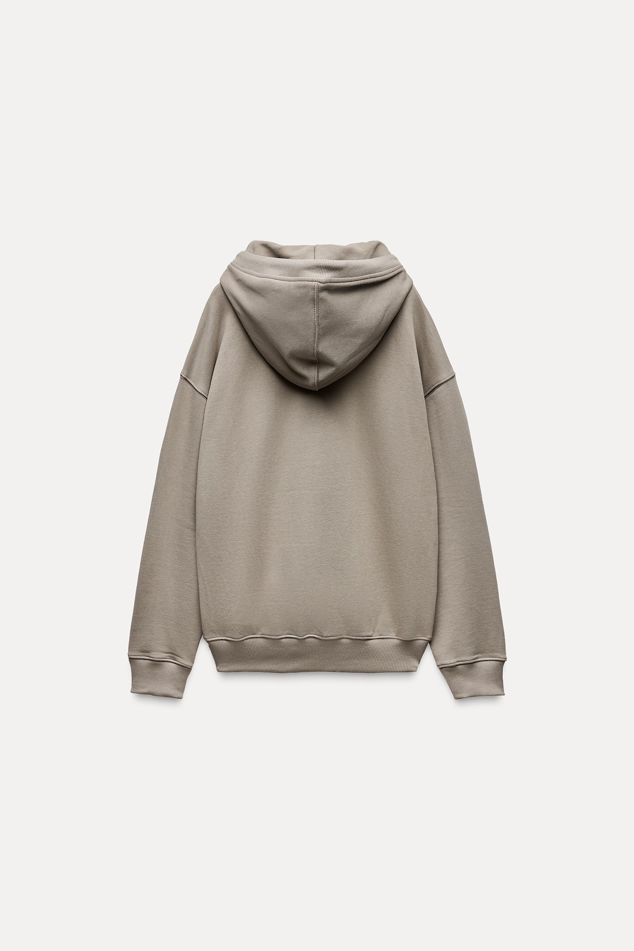 Zara oversized sweatshirt sale