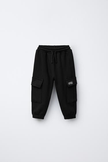 PANTALÓN JOGGER CARGO - Negro de Zara