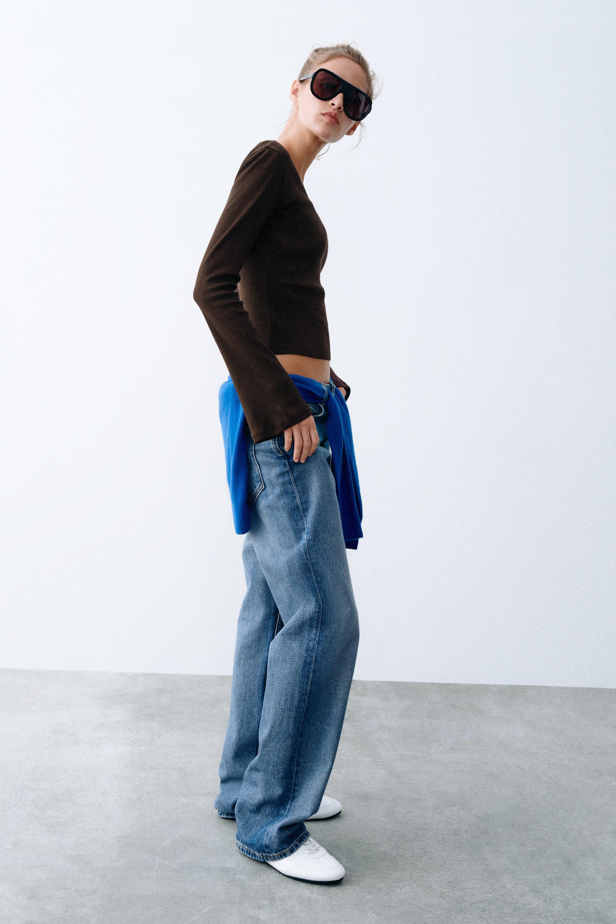 Zara V Yaka Fitilli Top görsel 3