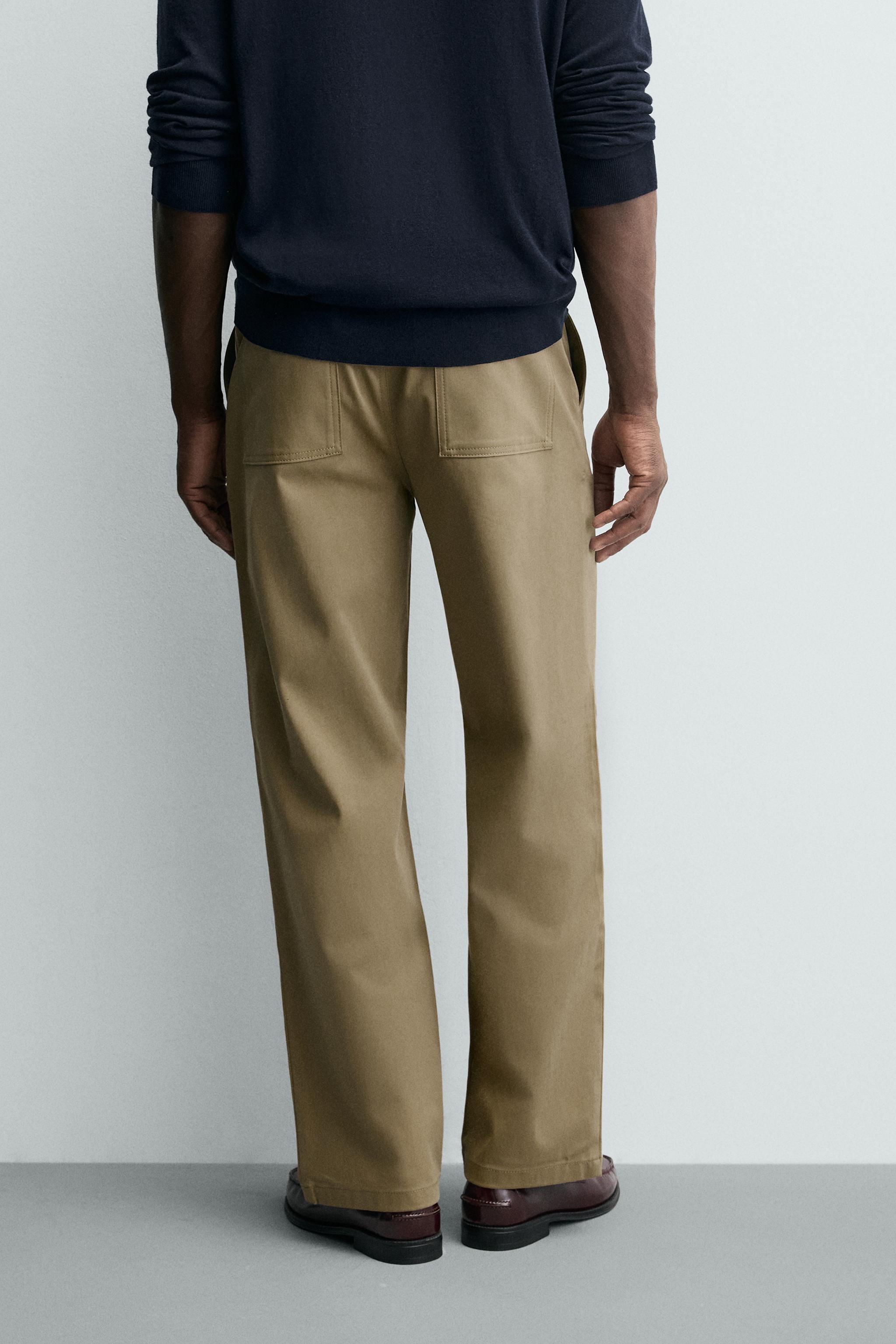 STRAIGHT FIT CHINO PANTS