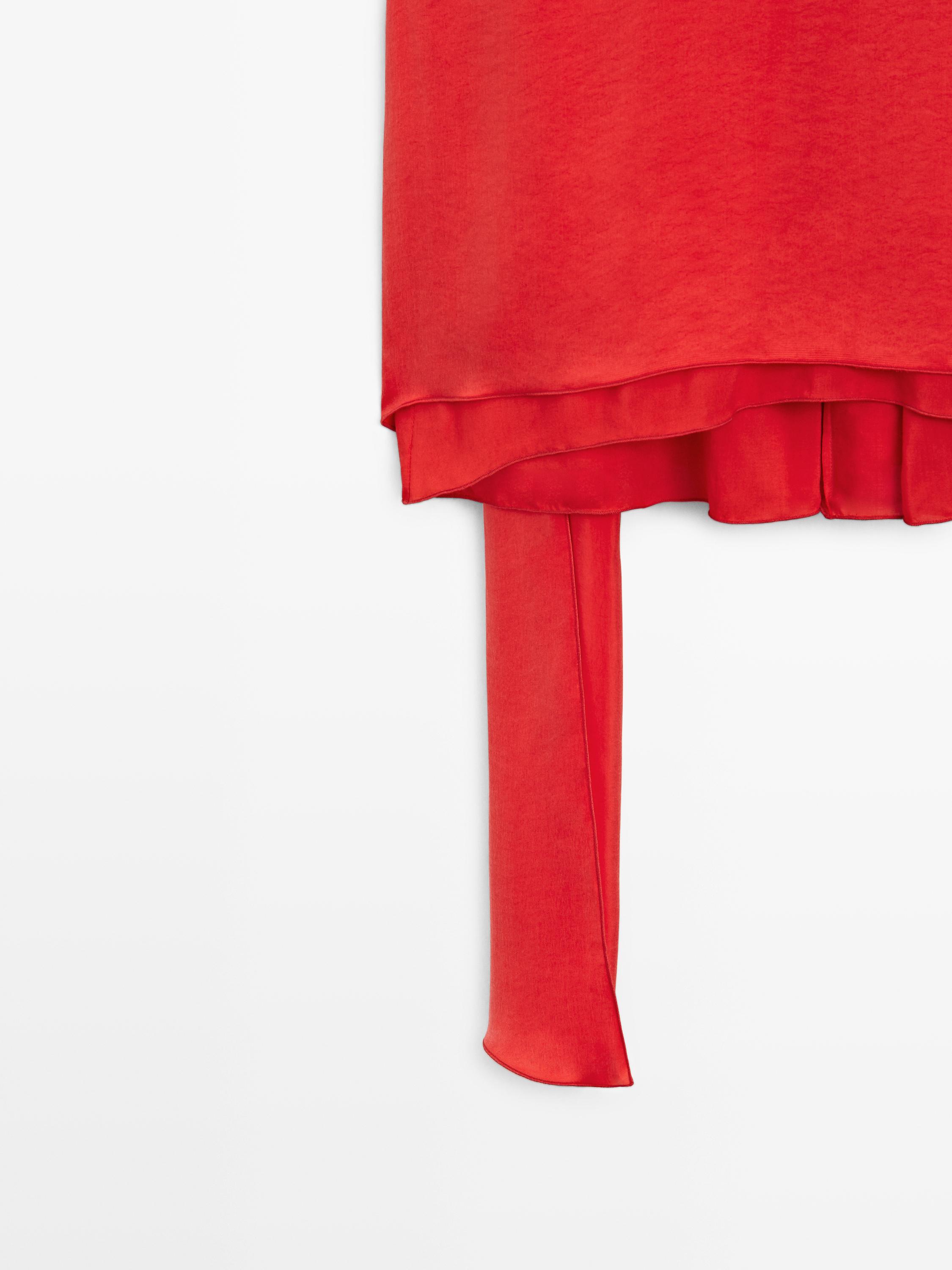 Flowing top with cape detail - STUDIO