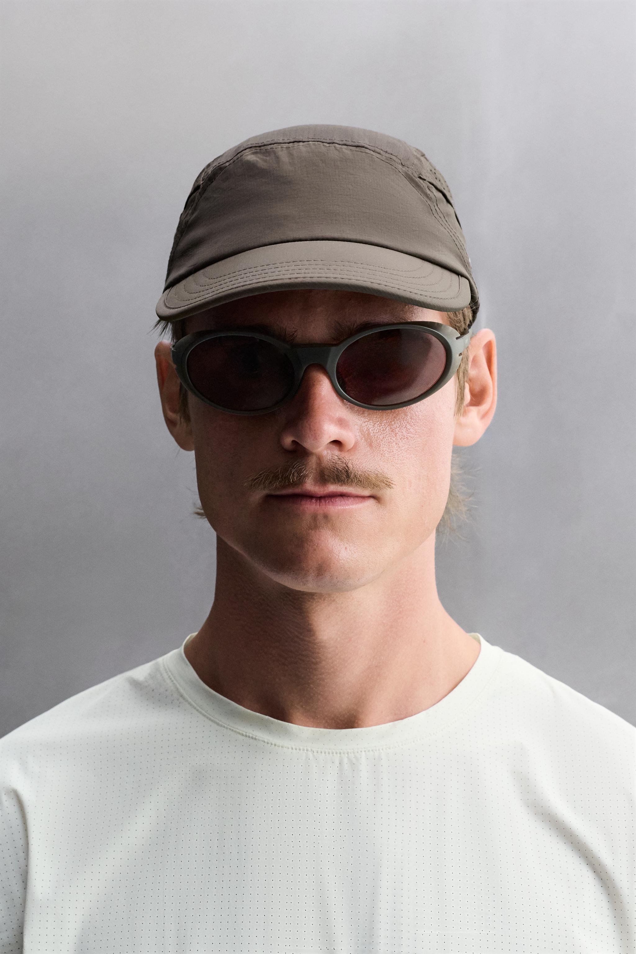 FEVER RIDAR© X ZARA SPORTS SUNGLASSES — Brown / Taupe