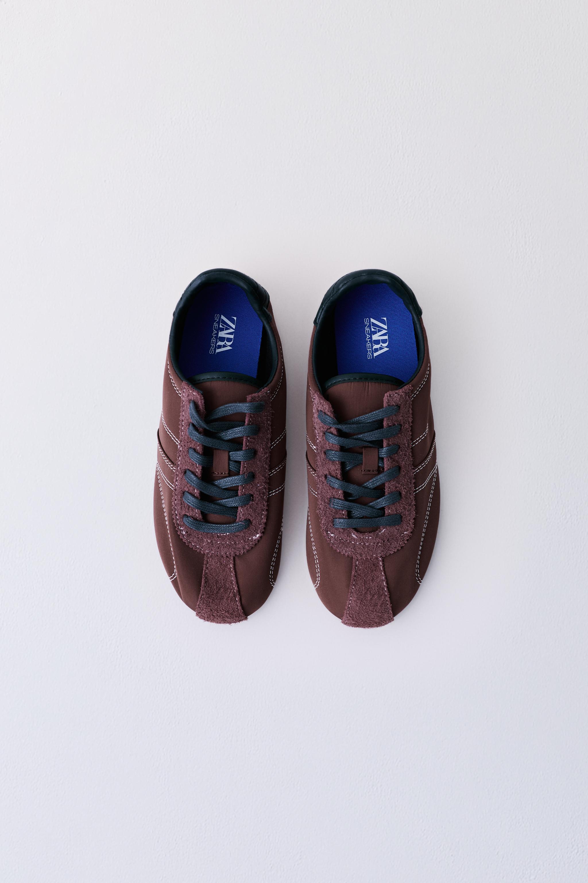 SLIM SOLE SNEAKERS — Maroon