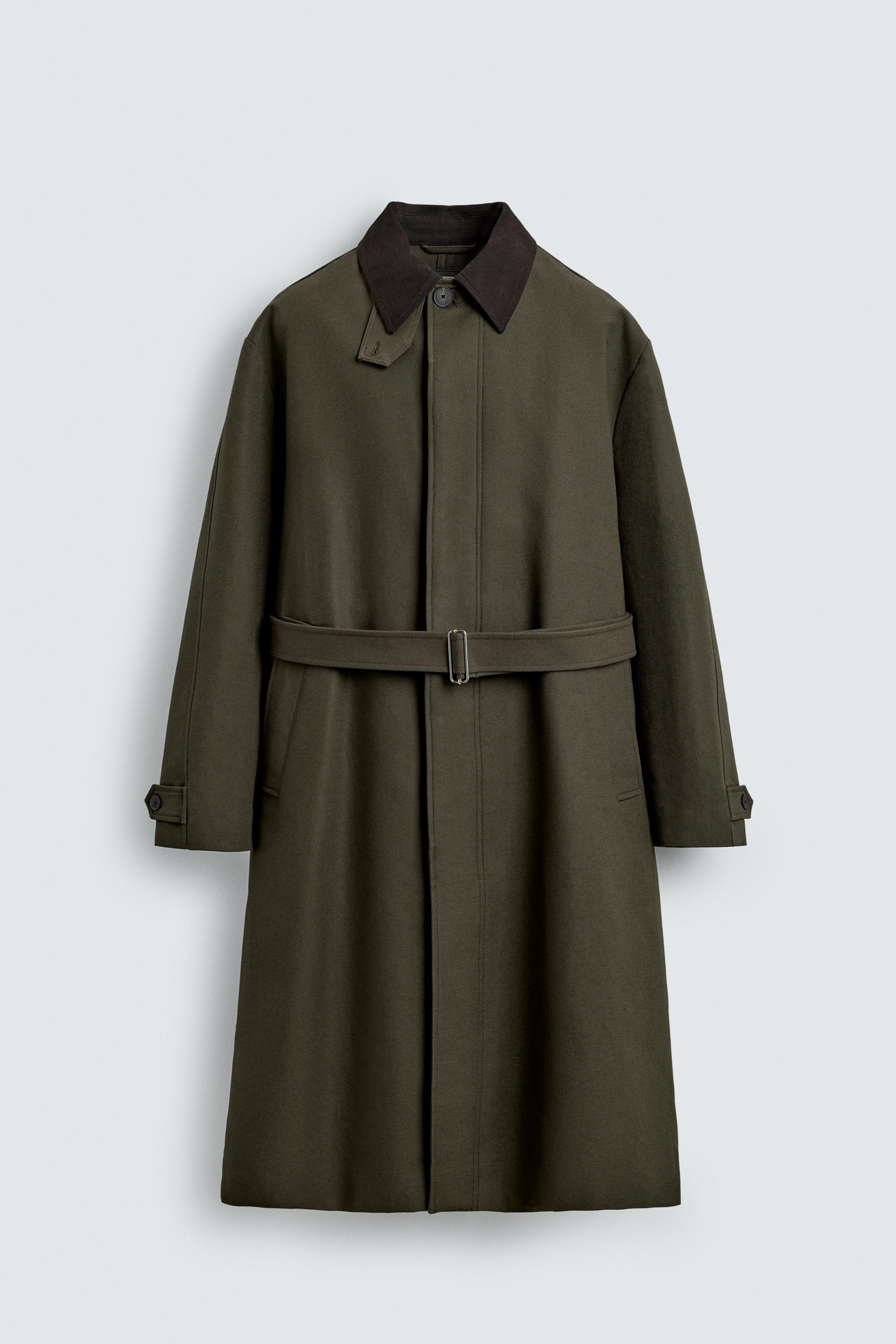 TRENCH COL CONTRASTE