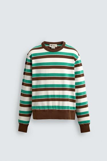 STRIPED T-SHIRT HARRY LAMBERT FOR ZARA X DISNEY - Brown / Green by Zara