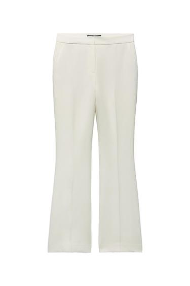 FULL LENGTH FLARE TROUSERS