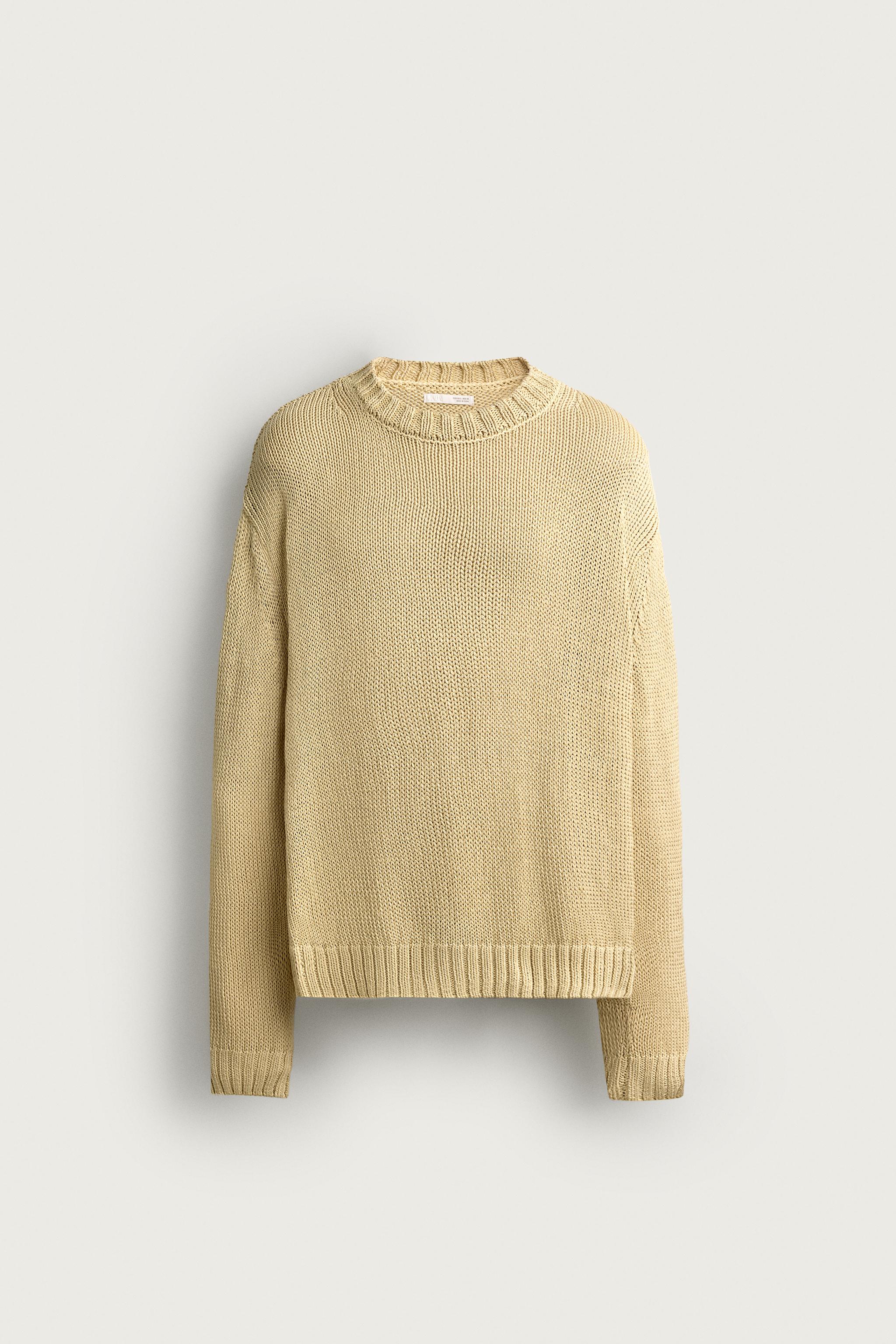 100% MERCERIZED COTTON SWEATER