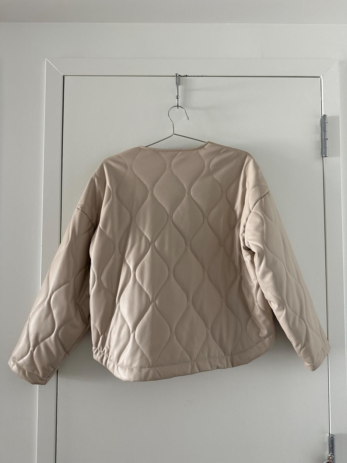 FAUX LEATHER PUFFER JACKET - Image 2