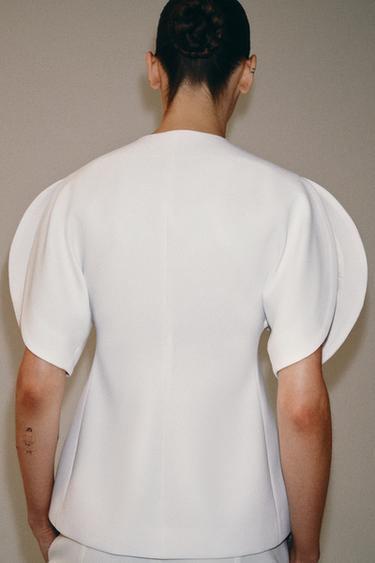 ZW COLLECTION TOP - Ecru by Zara - Image 2