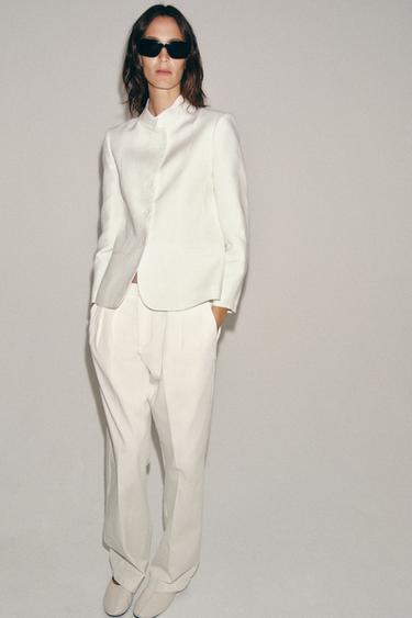 Blazer de lino 100% ZW COLLECTION