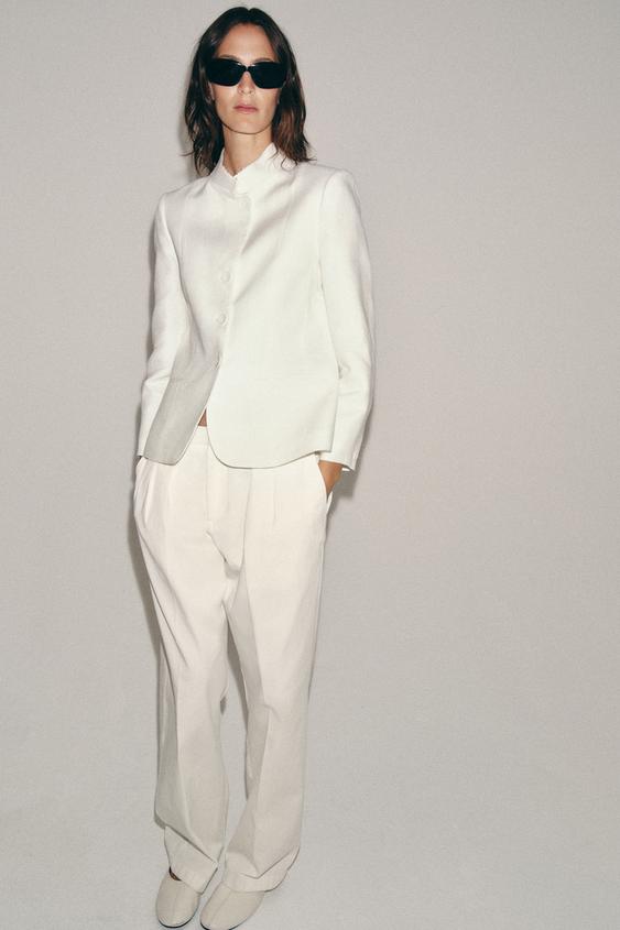 ZW COLLECTION 100% LINEN BLAZER from Zara - $149