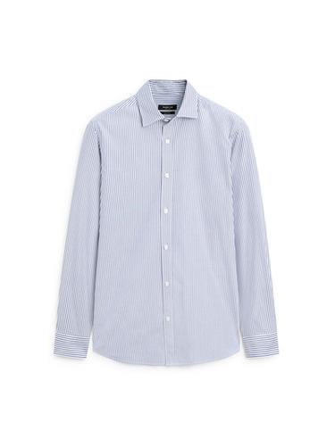 Chemise oxford 100 % coton - Bleu marine de Zara