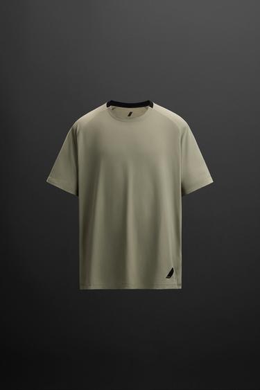 T-SHIRT ESTRUTURA TREINO - Menta-claro da Zara