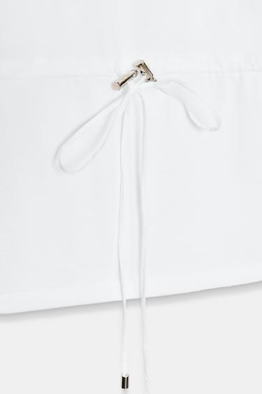 HEAVY COTTON T-SHIRT - White by Zara - Image 8