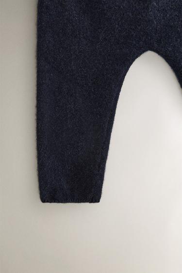 CASHMERE BABY LEGGINGS - Navy blue by Zara - Image 2